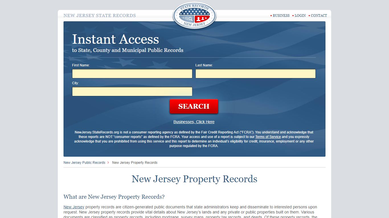 New Jersey Property Records | StateRecords.org